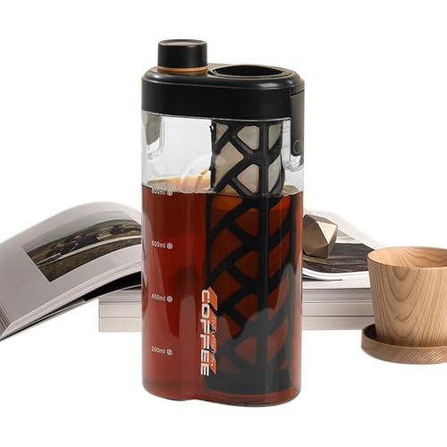 Genérico Preparadores de Café en Frío,Preparador De Café Frío | Botella Antifugas Con Cierre Hermético Y Filtro Ultrafino De 350 Mallas Para Hogar Viajes Exteriores