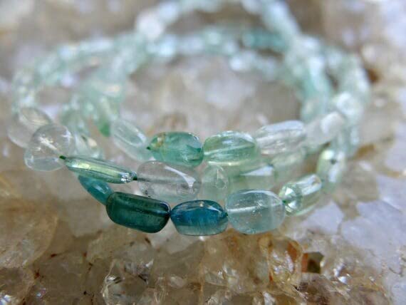 Tourmaline afghane perles naturelles pour réparer et personnaliser un bijou