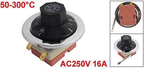 Close-up of uxcell Temperature Control Switch terminals