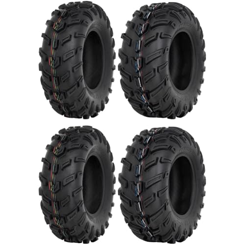 Tusk Terraform Lite ATV/UTV Tire (Set 25x8-12 / 25x10-12) - All-Terrain Off-Road Tires Lightweight Durable Utility Tire Combo Set (4 Tires)