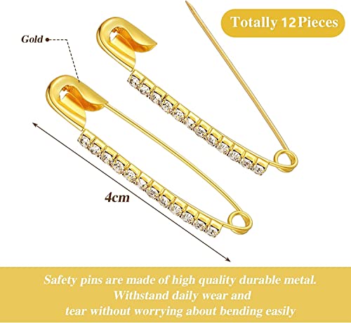 VAMA FASHIONS Stone Safety Saree Pin Dress Kurtis Pallu Dupatta Chunari Scarf Sari Pleats Pins for women