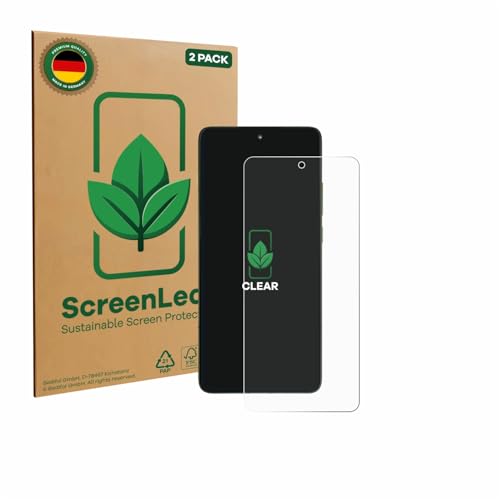 ScreenLeaf 2 Unidades Protector de pantalla para Motorola Edge 70 [Protección de Pantalla Sostenible, Clear, Anti-Arañazos]