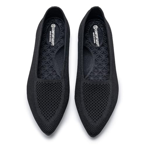 youngshow Flats for Women Pointed Toe Arch Support Ballet Flats Shoes Women Dressy Comfortable Work Office Summer 2025