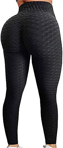 JGS1996 Women's High Waist Yoga Pants Tummy Control Slimming Booty Leggings Workout Running Butt Lift Tights