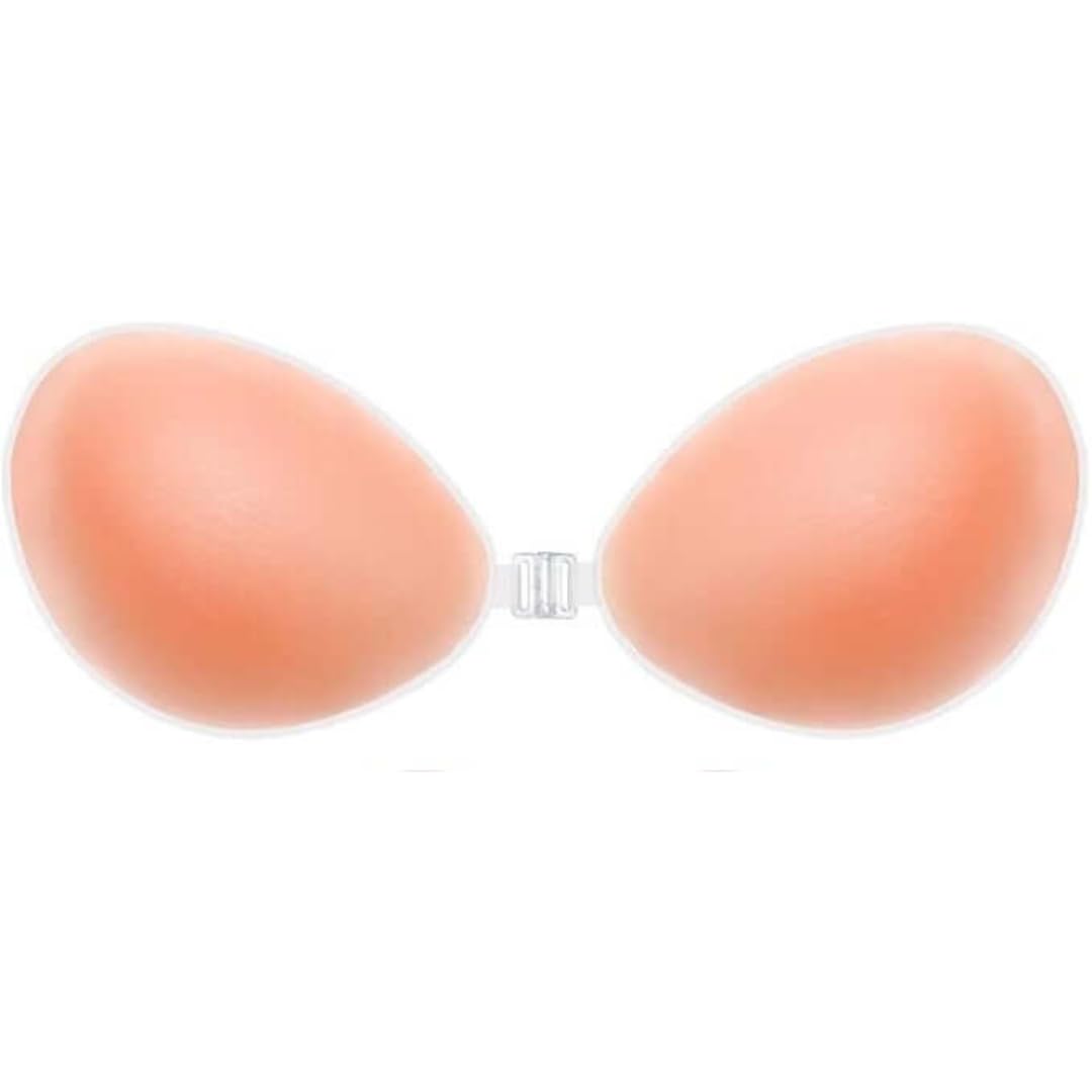 Freebra Strapless Adhesive Bra with Nipple Covers, Nude, Reusable Backless Bra-picture-20