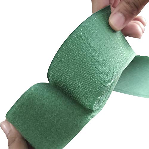 Fecho De Contato Macho E Fêmea 50mm X 1 Metro Cor Verde