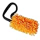 Dingo Hundespielzeug Mop 19 x 7 cm mit Bungee Griff 41 cm Agility Apporte Motivation Spiel mit Hund Training Orange 15673