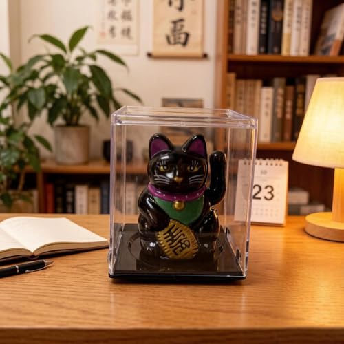Statue de chat sain solaire pour tableau de bord et maison - 3