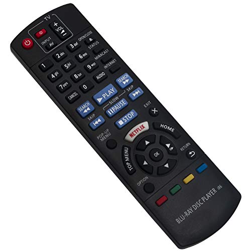 N2QAYB001031 VINABTY Replace Remote Control Fit for Panasonic DMP-BDT175 DMP-BDT271 Blu-Ray Disc Player DP-UB420 DMP-BDT170 DMP-BDT166 DMP-BD833 DMP-BD83 - Image 3
