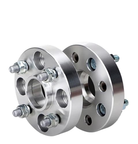 4ԗpzC[Xy[T[A_v^[ 2 PCD 4x114.3 15/20/25/30/35mm nuZgbN 60.1mm ibg 12x1.25(2PCS 20mm Silver)