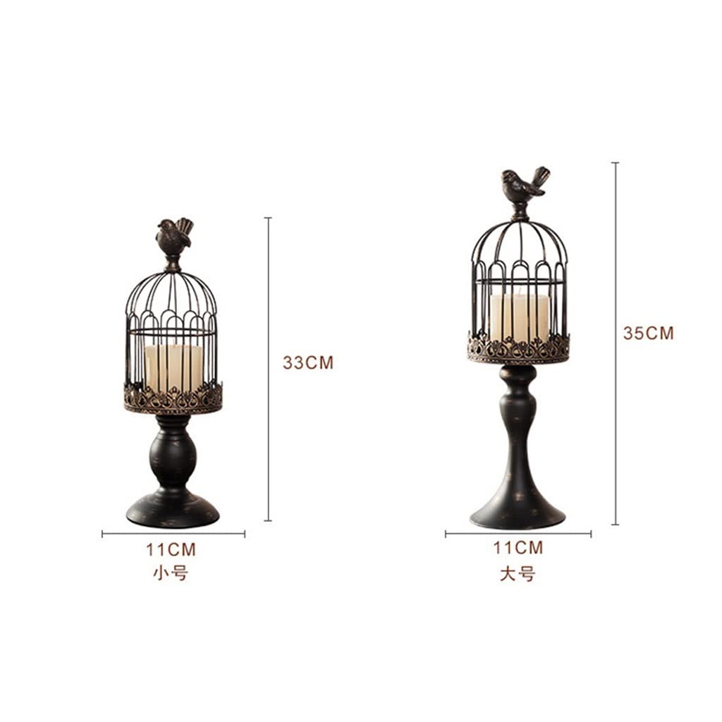 Privilege 77160 Candle Holder, Small, Metallic Ceramic