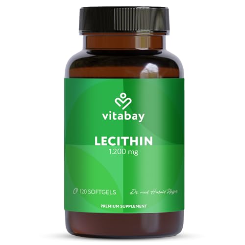 Vitabay Lecithin 1.200 mg – 120 vegane Softgels...