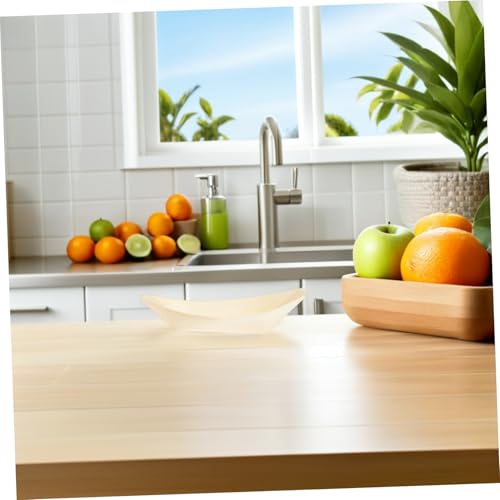 Platos desechables de madera para sushi 11.5 cm x 6.5 cm 100 pcs miniatura 6
