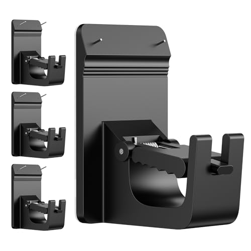 Universal Heavy Duty Curtain Rod Brackets, No Drill Curtain Rod Brackets with Adhesive & Invisible...