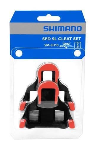 Shimano SM-SH10 SH11 SH12 0/2/6° Float SPD-SL Pedal Cleats (SM-SH10 RED)