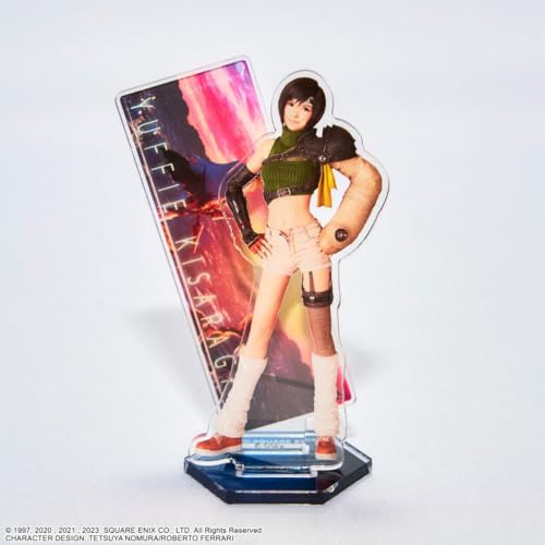 Square Enix Final Fantasy VII Remake Yuffie Kisaragi - Figura en Miniatura con Soporte acrílico