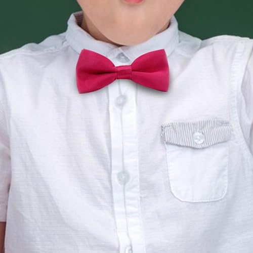 2x Children's Bow Tie Tuxedo Pre Tied Neckwear Adjustable for Celebrations And Events3