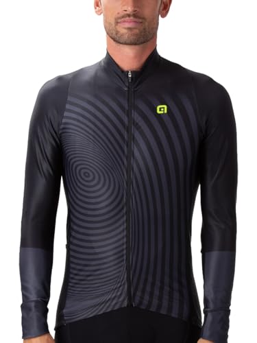 Alé PR.R - Camiseta de Manga Larga para Hombre, Color Verde