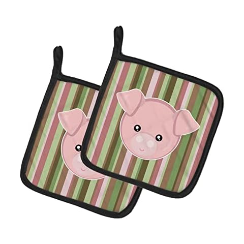 Caroline's Treasures BB6930PTHD Topfhalter, Schweinengesicht, 19,1 x 19,1 cm, Mehrfarbig Cover