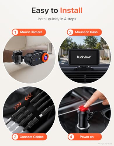 LUCKVIEW BM2PRO Dual Car Camera Baby Monitor for 2 Kids - image 7