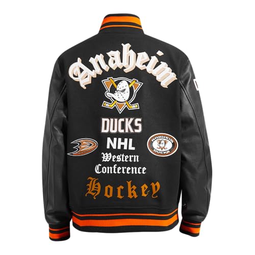 Image of Pro Standard Mens NHL Old English Varsity Jacket