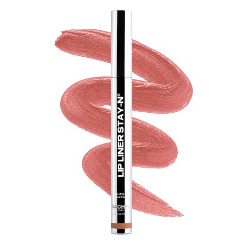Sacheu Lip Liner STAY-N Peel Off Lip Stain, Longwear, p-INKED | Water-resistant, transfer...