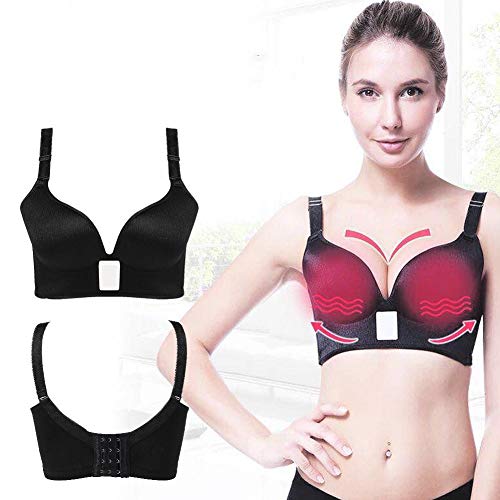 FILFEEL Electronic Breast Massager, Frequency Vibration Massage Bra with 42 Constant Warming Design Enlargement Enhancer