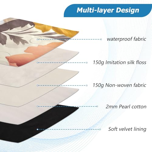 Funda para portátil 13-14 Pulgadas con diseño Floral acuarela miniatura 4