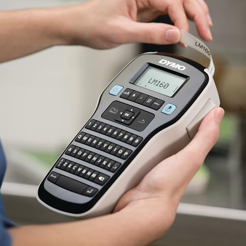 DYMO LabelManager 160 Portable Label Maker, Easy-to-Use, One-Touch Smart Keys, QWERTY Keyboard, Large Display Label Printer for Home & Office Organization image 8