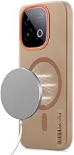 Mr. Case Back Cover for iQOO Neo 10 5G Sleek Frosted Translucent Back Only Compatible with Wireless Magnetic Accessories | Anti-Scratch Shockproof Phone Case - Brown