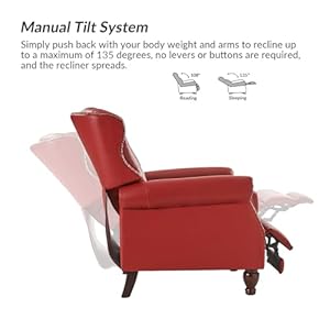 Hulalahomegenuineleatherreclinerchairsetof2wsolidwoodfeetmodernadjustabletuftedpushbackarmchairwrivetdecorationhometheaterseatingrecliningsofaforlivingroomred Urban Country Home Decor Hulala home genuine leather recliner chair set of 2 wsolid wood feet modern adjustable tufted push back arm chair wrivet decoration home theater seating reclining sofa for living room red urban country home decor
