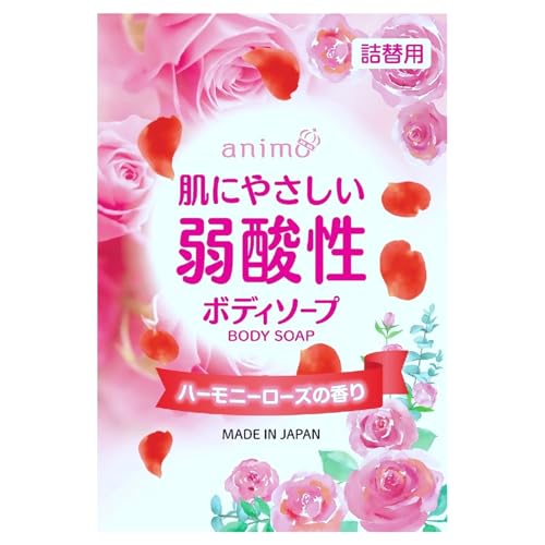 ロケット石鹸 株式会社 弱酸性ボディソープ ハーモニーローズ(詰替用)340ml×20袋