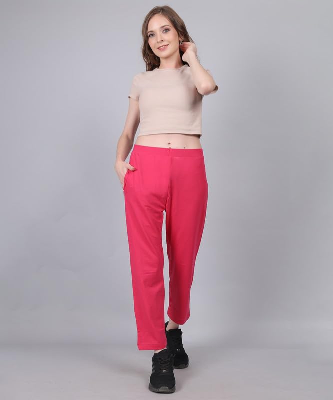 Image of Women's Cotton Light Weight Comfortable, Stretchable, Breathable & Soft Pant Style Jeggings