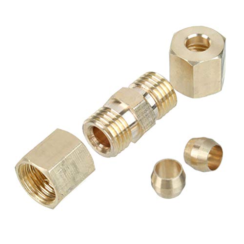 Conector de Latão Cfor OMPressions Latão 5Pcs 3 16In Latão Cfor OMPresions Conector de Encaixes Cone