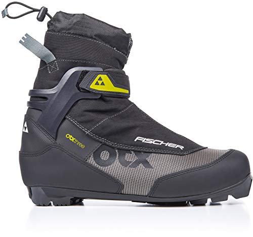 Fischer Offtrack 3 XC Ski Boots Mens Sz 43 Black/Silver