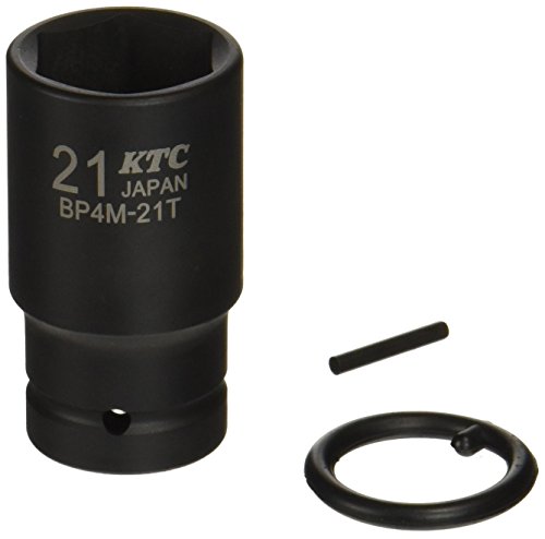 Kyoto Tool (KTC) 1/2 inch (12.7 mm) Impact Wrench Socket (Semi-Deep Thin Wall) 0.8 inches (21 mm) BP4M21TP