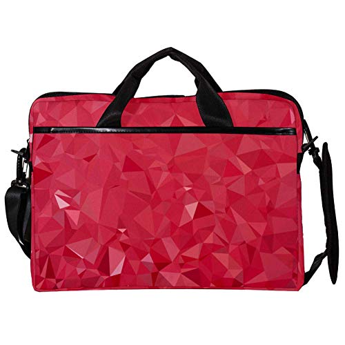 Bandolera para laptop de 35.6 cm con diseño geométrico multicolor para la universidad