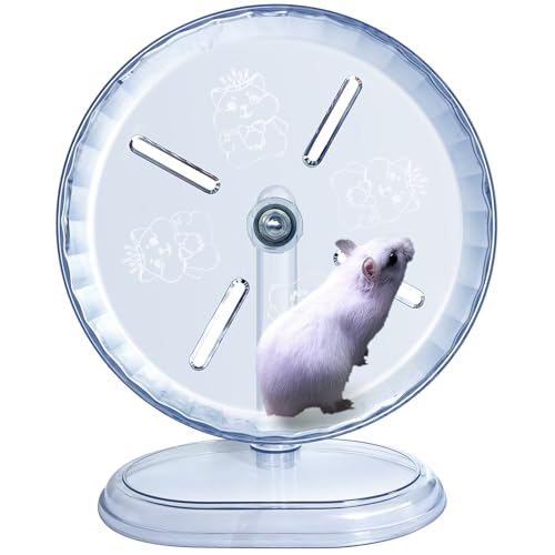 Roue silencieuse pour hamster (L Ø 21 cm, transparent)