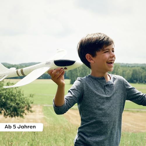 HABA Terra Kids Wurfgleiter – Gleitflugzeug für Kinder ab 5 Jahren, Robustes Styropor, hervorragende Flugeigenschaften, 48x48 cm… – Ansicht 3