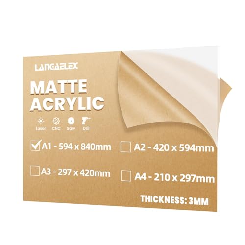 Langaelex Foglio Acrilico Ghiacciato 3mm A1