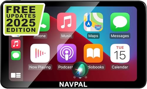 NAVPAL WIRELESS APPLE CARPLAY & ANDROID AUTO PORTABLE SYSTEM (2026 EDITION) Including FREE LIFETIME...