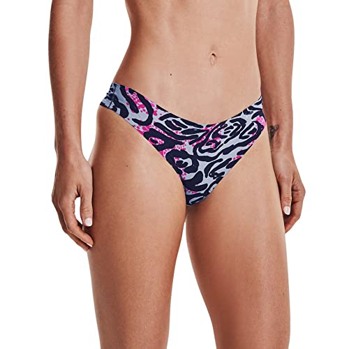 Image of Under Armour Thong Printed Underwear 3-pack, Mineral Blue (470) /Black, Large