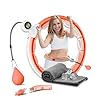 K-MART Weighted Hula Hoop, Infinity Smart Hula Hoops with 16 Knots, 360 Degree Auto-Spinning Ball Massage, Infinity Hoop For Adults, Fitness Equipment For Weight Loss