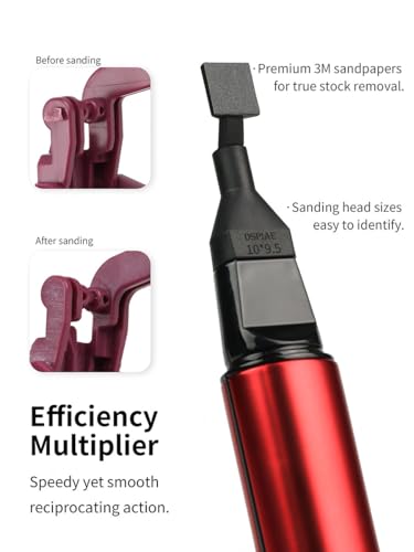 Electric Reciprocating Sander – Precision Multi-Speed Sanding Tool with Fine Sandpaper for Crafts, Miniatures, Jewelry, Woodworking, Resin Kits, Model Automotive Detailing, DIY & Hobbyists - Image 5