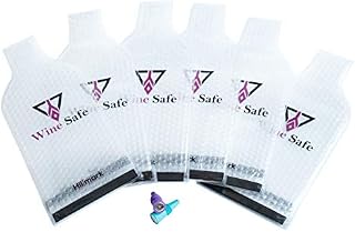 WineSafe Wine Travel Protector Set - 6 PACK Wine Bottle Protector for Luggage