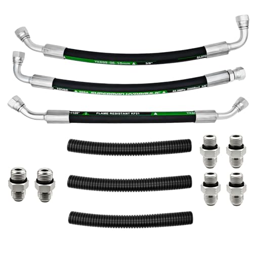 High Pressure Oil Pump(HPOP) Hoses and Crossover Line Kit for Ford Excursion F250 F350 F450 F550 Super Duty 1999-2003 7.3L Powerstroke Turbo Engine