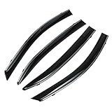 HEROFFIX 1 Satz Fensterabweiser für Nissan Sentra 2020-2024 Seitliche Fensterabweiser Schwarz