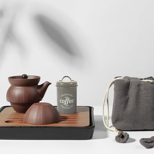 Recipiente de café hermético que conserva el aroma con tapa de silicona ligera 7