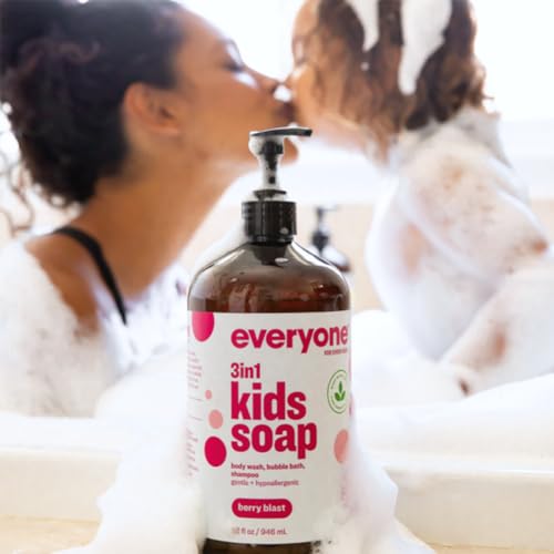 Image of Everyone 3 In 1 Berry Blast Kids Soap, 32 FZ