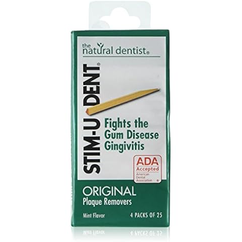 Stim-U-Dent Plaque Removers Mint 100 Each (Pack of 6) Cover